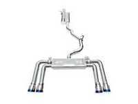 ES#3468540 - 0AS31-NVN0T-201 - Innotech Performance Cat-Back Exhaust System - Titanium Tips - T304 stainless system includes mid-pipe, valvetronic muffler w/remote control module, and titanium tips - Innotech - Audi