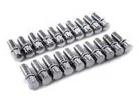 ES#3246216 - TunerBoltKit - Conical Seat Tuner Spline Bolt Set - Standard Length - Chrome - Full set of chrome tuner style, socket-specific lug bolts. 14x1.5x27mm - Rohana Wheels - Audi BMW Volkswagen