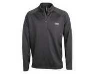 ES#3440016 - ACM2342BLK2X - Cross Hatch Pullover - Black - 2X-Large - Audi rings embroidered. - Genuine Volkswagen Audi - Audi BMW Volkswagen Mercedes Benz MINI Porsche