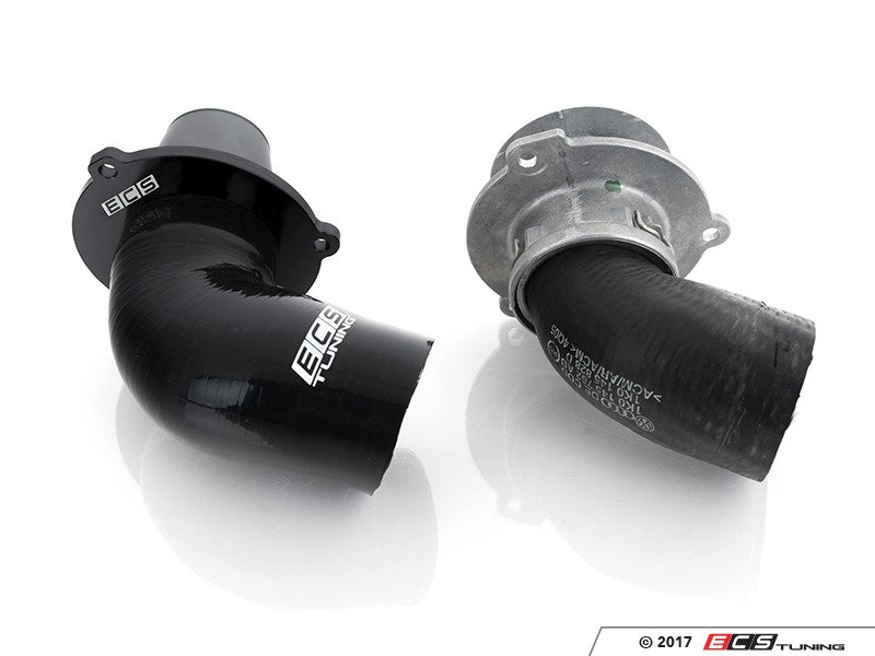 ECS 019331ecs01KT Turbo Muffler Delete Pipe Kit For OEM Turbo