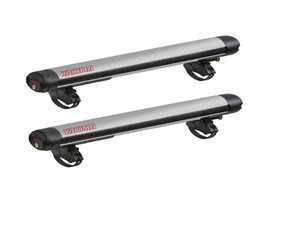 ES#3475899 - 8003097 - FatCat 6 Evo - Silver - Wide enough to carry 6 pairs of skis or four snowboards - Mounts tool-free on virtually any roof rack! - Yakima - Audi BMW Volkswagen Mercedes Benz MINI Porsche