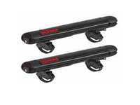 ES#3475901 - 8003095 - FatCat 4 Evo - Black - Wide enough to carry four pairs of skis or two snowboards - Mounts tool-free on virtually any roof rack! - Yakima - Audi BMW Volkswagen Mercedes Benz MINI Porsche