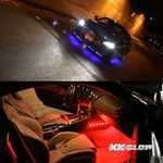 ES#3469868 - XK041005-A - XK GLOW LED Underglow Kit. - Single color 12pc interior and under-body Kit - Amber. - XKGLOW - Audi BMW Volkswagen MINI