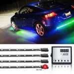ES#3469875 - XK041006 - XK GLOW LED Underglow Kit. - 8pc interior and underbody advanced UFO style 3 million color remote control Kit. - XKGLOW - Audi BMW Volkswagen MINI