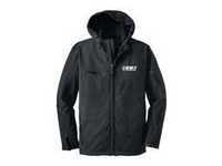 ES#3411285 - 6060126 - Charcoal ECS Unisex Soft Shell Jacket - 3X - Featuring white embroidered ECS Tuning logo on left chest - ECS - Audi BMW Volkswagen Mercedes Benz MINI Porsche