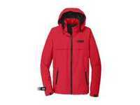 ES#3411293 - 6060144 - Red ECS Unisex Waterproof Jacket - XL - Featuring black embroidered ECS Tuning logo on left chest - ECS - Audi BMW Volkswagen Mercedes Benz MINI Porsche