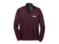 ES#3411319 - 6060195 - Maroon ECS 1/4 Zip Pullover - 2X - Featuring white embroidered ECS Tuning logo on left chest - ECS - Audi BMW Volkswagen Mercedes Benz MINI Porsche
