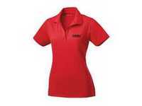 ES#3411379 - 6060315 - Red ECS Ladies Polo - 2X - Featuring black embroidered ECS Tuning logo on left chest - ECS - Audi BMW Volkswagen Mercedes Benz MINI Porsche