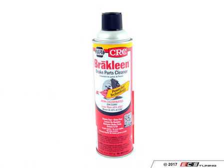 ES#3476632 - 091314CAKT - CRC Brakleen brake cleaner - 14oz - A must-have item any time you are performing brake repairs. Non-chlorinated with less than 45% VOC. Ground shipping only. - CRC - Audi BMW Volkswagen Mercedes Benz MINI Porsche