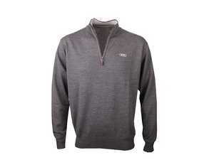 ES#3109181 - ACM1997CHAXL - Peter Millar 1/4 Zip Sweater - XLarge - 100% merino wool. Classic fit. - Genuine Volkswagen Audi - Audi BMW Volkswagen Mercedes Benz MINI Porsche