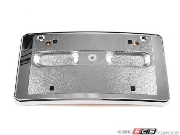 Genuine BMW - 51118255006 - License Plate Bracket - Chrome (51-11-8-255 ...