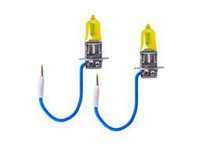 ES#3477268 - 22-13403 - H3 Solar Yellow Bulb - Pair - 55W bulbs with 2500K yellow color output for significantly less glare than white light - PIAA - Audi BMW Volkswagen Mercedes Benz MINI Porsche