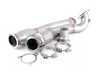 ES#3078703 - 4931151 - 3" Downpipe - Street Series with V-Band Clamps - 304 Stainless Steel construction with 200 cell high-flow catalytic converter - 42 Draft Designs - Audi