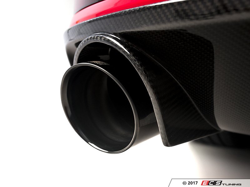 ECS 019490ecs01KT B9 A4/A5 4" DirectFit Exhaust Tips Black