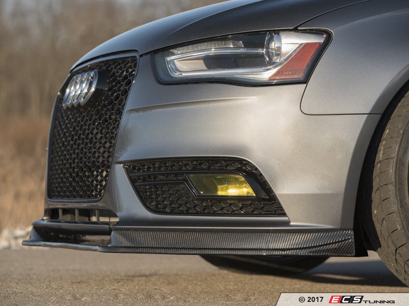 Ecs News Ecs Carbon Fiber Front Lip Spoiler Audi B8 5 A4