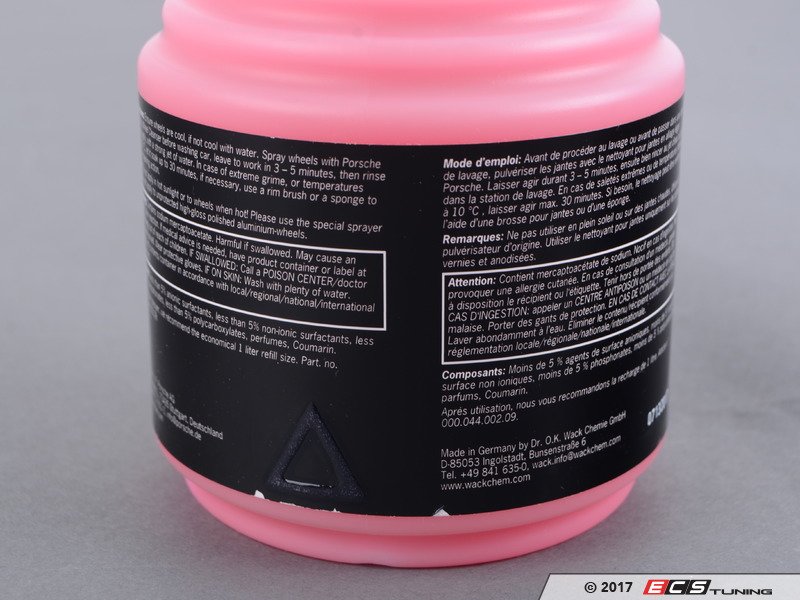 porsche wheel cleaner