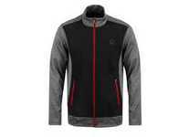 ES#3232828 - DRG002972RED2X - GTI Colorblock Jacket - Extra Extra Large - VW logo embroidered on left chest, tone on tone. - Genuine Volkswagen Audi - Volkswagen