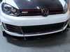 ES#3490695 - S-GTI-V2 - AeroFlow Dynamics Front Splitter - Comes fully CNC'd and professionally powder coated gloss black - Aeroflow Dynamics - Volkswagen