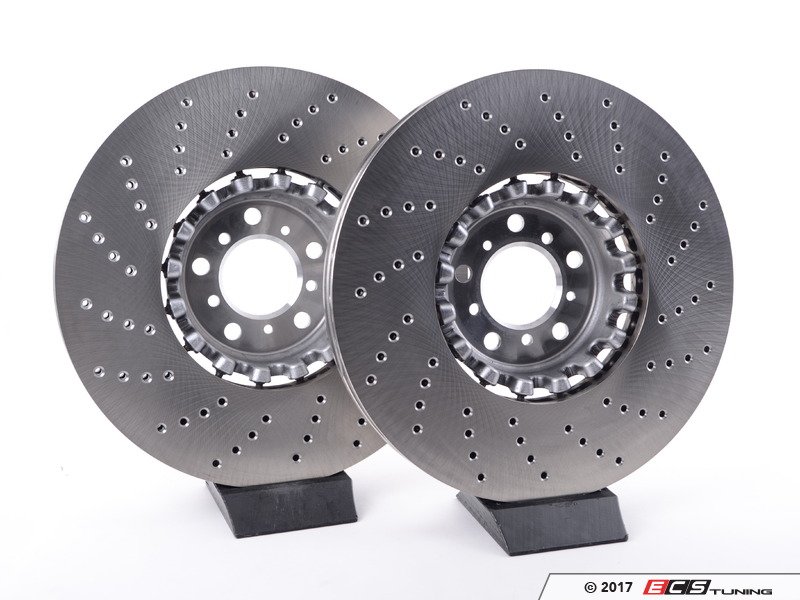 Genuine BMW 34112284901KT Front Brake Rotors Pair (395x36)