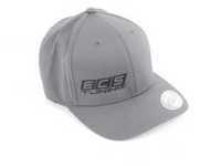 ES#3411264 - 6060030 - Gray ECS Flexfit Cap - L / XL - Featuring black embroidered ECS Tuning logo on right panel - ECS - Audi BMW Volkswagen Mercedes Benz MINI Porsche
