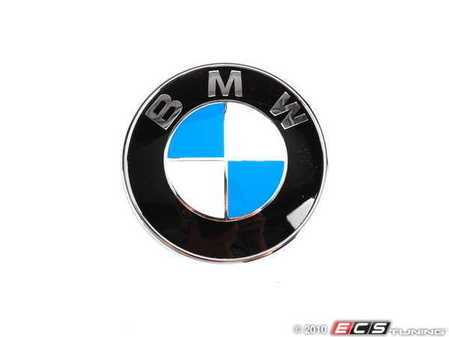 ES#79290 - 51147146051 - E92 BMW Emblem / Roundel (Trunk) - Priced Each - Tired of looking at your faded trunk badge? Replace it with this OEM Roundel. - Genuine BMW - BMW