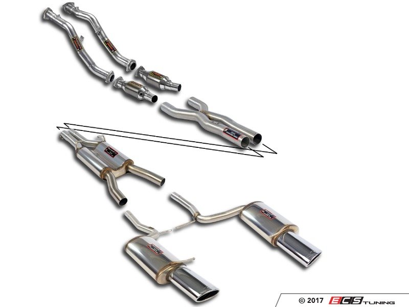 Supersprint 765520KT Complete Exhaust System Street Performance