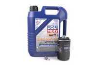 ES#2598111 - 20TPRMOILKT - Oil Service Kit - Includes Liqui Moly oil, Hengst filter, and drain plug - Assembled By ECS - Volkswagen
