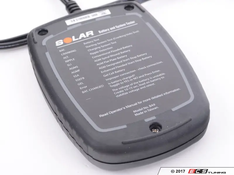 solar battery tester ba9 manual