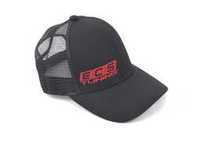ES#3411262 - 6060010 - ECS Mesh Back Cap - Black - Featuring red embroidered ECS Tuning logo on right panel - ECS - Audi BMW Volkswagen Mercedes Benz MINI Porsche