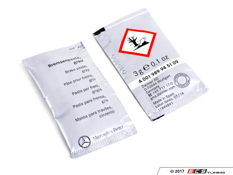 Genuine Mercedes Benz kt1 Rear Brake Service Kit