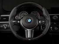 ES#3448036 - 025033ECS02 - M Sport Steering Wheel - Leather/Carbon Fiber - Add race inspired look and feel to your interior. Reuses factory M Sport airbag & trim. - ECS - BMW