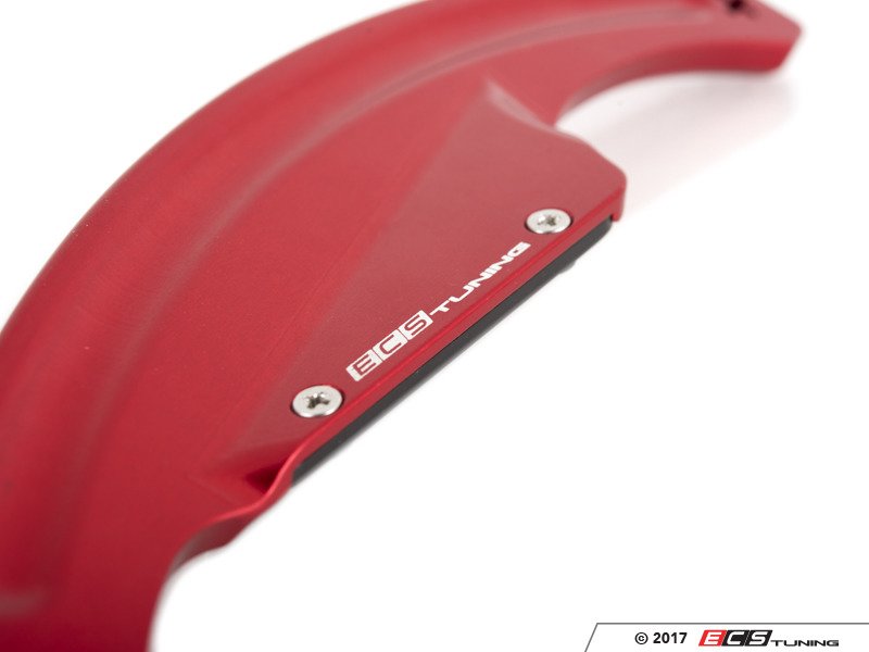 ECS 019859ECS0103 Aluminum Paddle Shifters Polished Red Anodized