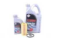ES#3143762 - 06D115562VKT - Oil Service Kit - Includes Fuchs oil, Mann filter, and standard drain plug - Assembled By ECS - Volkswagen