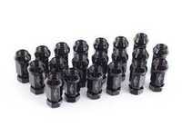 ES#3189609 - 712-645A - 19mm Race Style Lug Nuts - Pack of 20 - Unique style for studded hub applications. M14x1.5 - Dorman - Audi Volkswagen