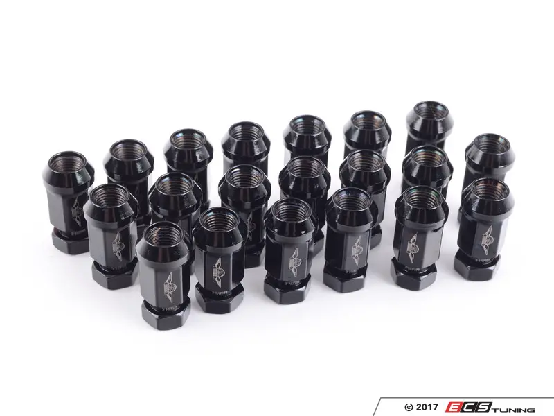 Pack of 20 Dorman 712-645A M14-1.50 Racing Style Wheel Nut for Select Models Black