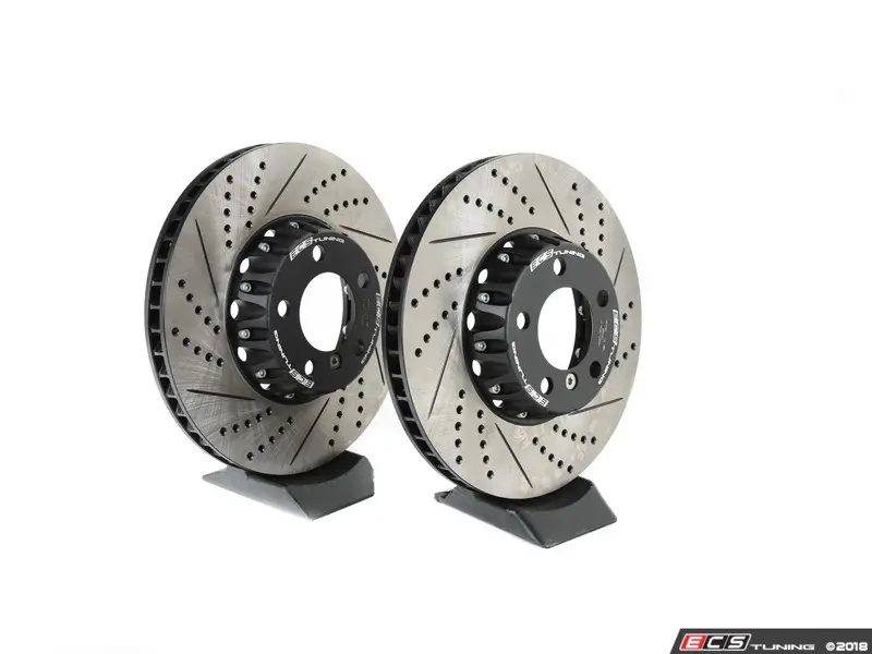 ECS - 014586ecsKT - 2-Piece Lightweight Front Brake Rotors - Pair