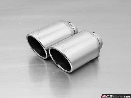 Remus - 0026-70S - 102mm Angled-Cut Chrome Exhaust Tips - Pair