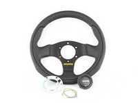 ES#3136023 - TEA28BK0B - MOMO Team Steering Wheel - 280mm - Customize your driving experience with this fine leather steering wheel - MOMO - Audi BMW Volkswagen Mercedes Benz MINI Porsche