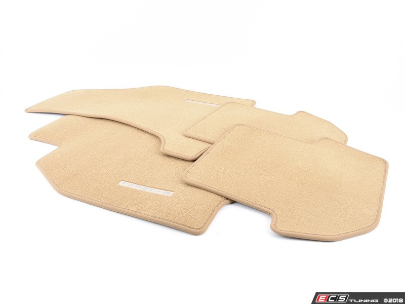 Genuine Porsche 99704480110T43 Set Of Floor Mats Sand Beige