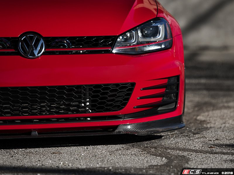 ECS News New MK7 GTI Carbon Fiber Front Bumper Grille Flare Set
