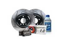 ES#3536333 - SP10.0558.R125 - Sparta SP10 Performance Brake Package - Front - Includes GP-1 S-slotted rotors and Sparta SPP 1.0 brake pads for noticeably upgraded braking performance. - Sparta Evolution - BMW
