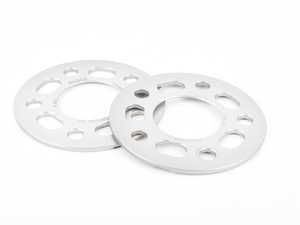 ES#3476422 - 021460TMS02-03 - 5mm Wheel Spacers - Silver (Pair) - Lightweight wheel spacers with a machined tab for easy removal - Turner Motorsport - Audi BMW Mercedes Benz Porsche