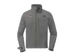 ES#3545224 - 6060511ECS - Asphalt Gray ECS North Face Unisex Soft Shell Jacket - Small - Featuring full color embroidered ECS Tuning logo on right chest - ECS - Audi BMW Volkswagen Mercedes Benz MINI Porsche