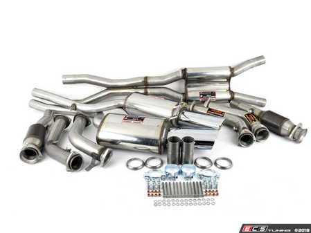 ES#3107635 - 766911KT - Header-Back Exhaust System - Resonated - Stainless steel system with high flow catalytic converters - Supersprint - Audi