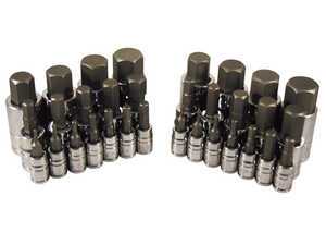 ES#2938248 - ATD13783 - 32PC MASTER HEX BIT SOCKET SET - Complete coverage with this set of Hex Sockets. Both SAE and Metric - ATD Tools - Audi BMW Volkswagen Mercedes Benz MINI Porsche