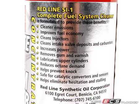 redline s1 fuel system cleaner
