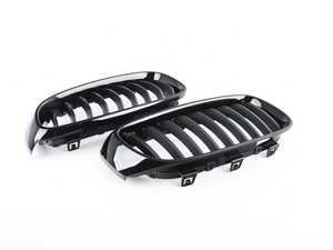 ES#3448843 - 51712410147KT - M Performance Gloss Black Grille - Set - Add a sleek sporty look with these gloss black grilles - Genuine BMW M Performance - BMW