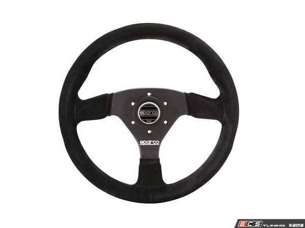 Sparco - 015R333PSNO - Steering Wheel 333 Suede - Black - (NO LONGER ...