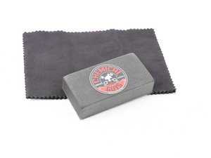 ES#3450562 - HOL122 - Small Black Carbon Flex Gray Suede Towels - 5 Micro-Suede Applicator Towels, Creates the perfect coating layer on all surfaces - Chemical Guys - Audi BMW Volkswagen Mercedes Benz MINI Porsche