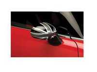 ES#3551696 - 400518 - Mirror Cap Set - Black Jack - Add on front outside mirror cap covers - Putco - MINI